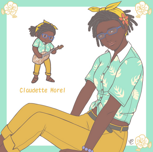 Claudette Morel artwork by tori si ro