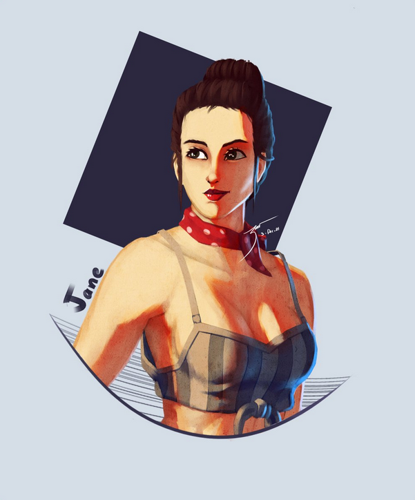 Jane Romero artwork by CIII