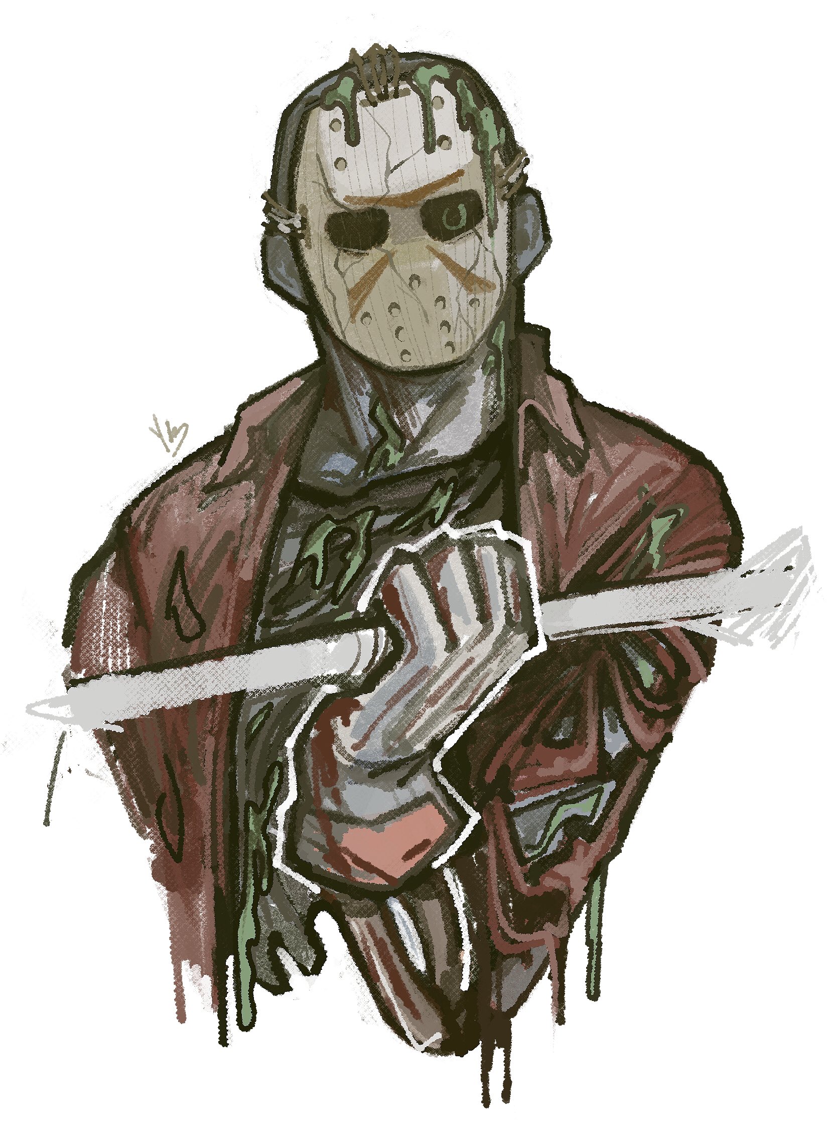 Jason Voorhees artwork by YM