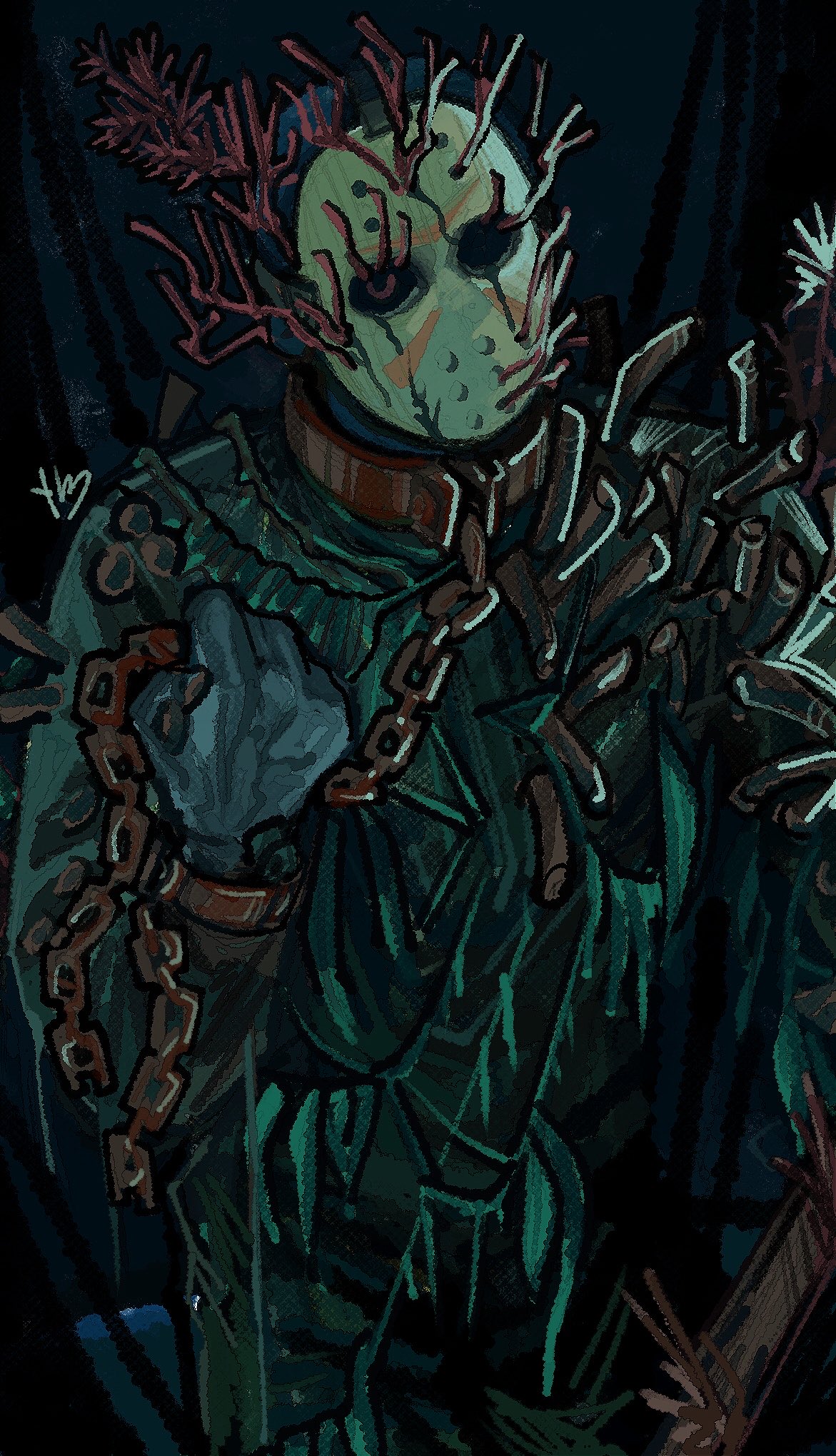 Jason Voorhees artwork by YM