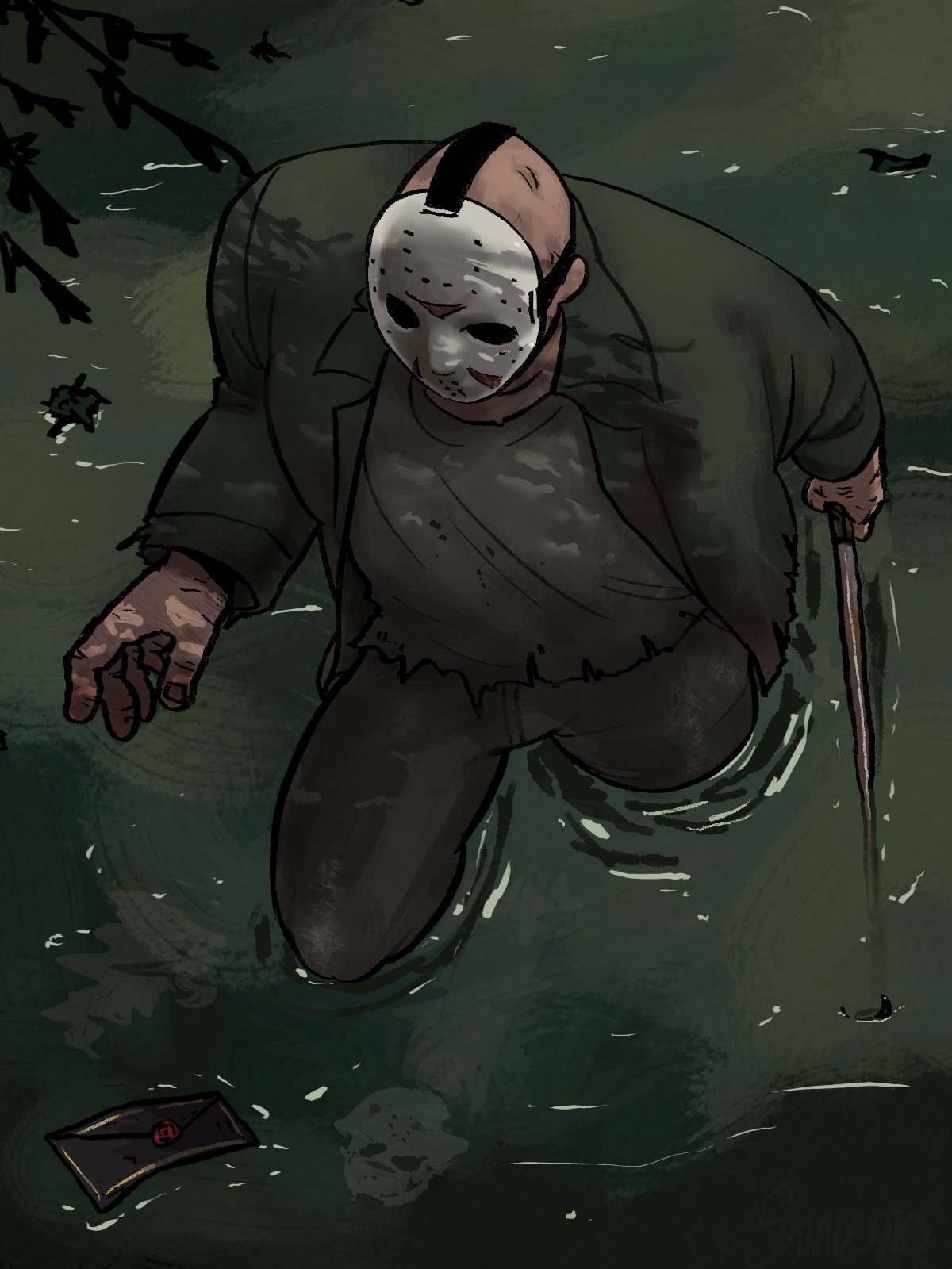 Jason Voorhees artwork by Strade