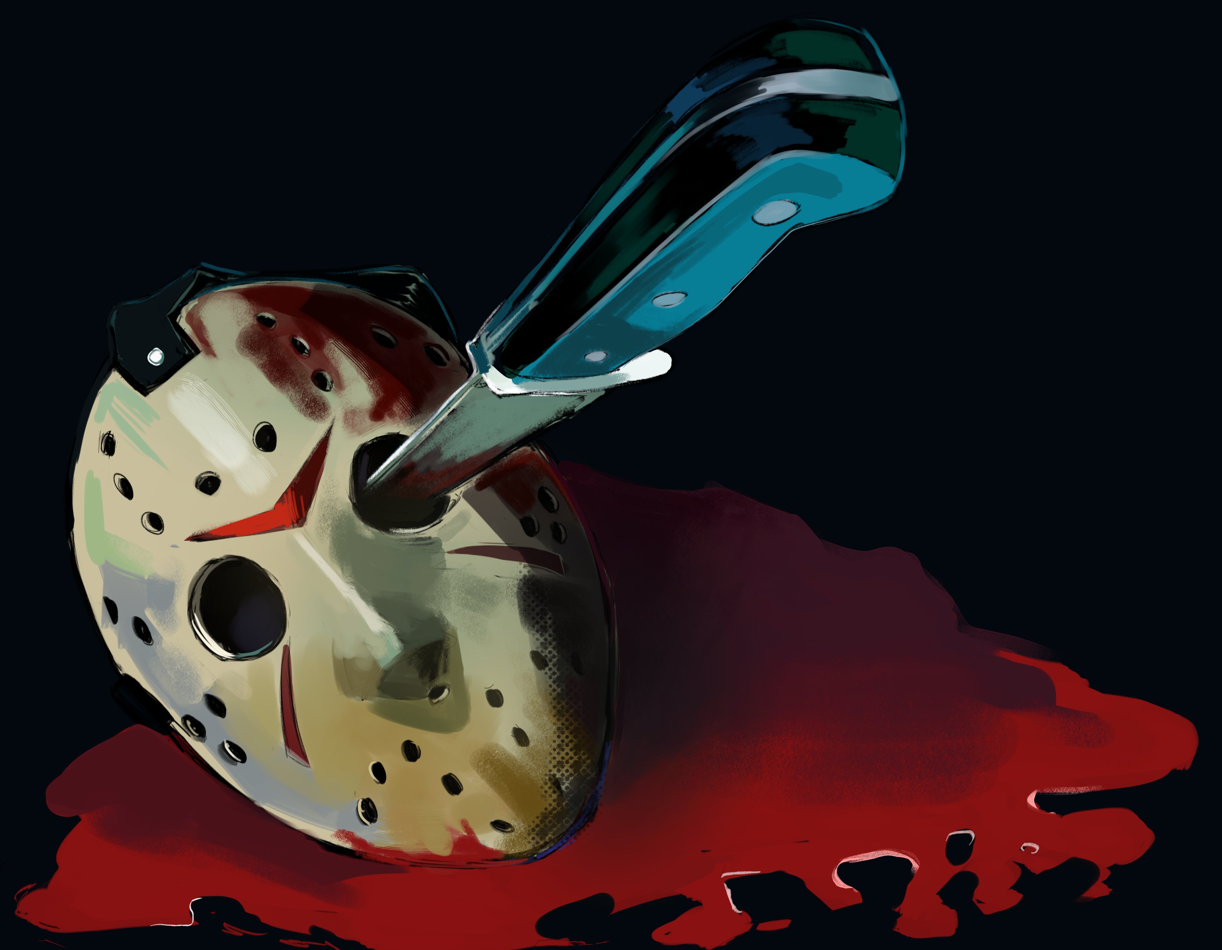 Jason Voorhees artwork by Skelesass