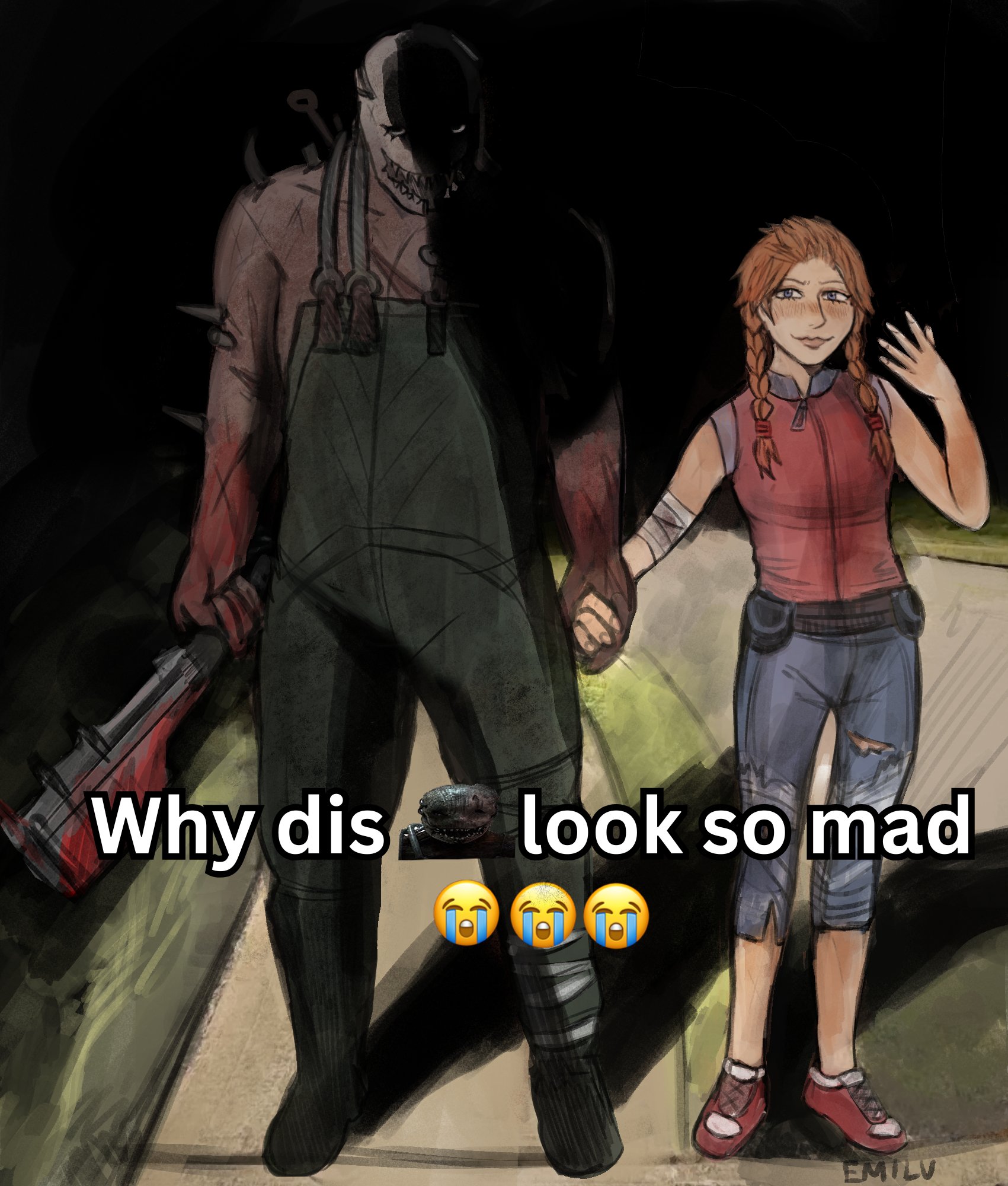 Meg Thomas artwork by Emilu