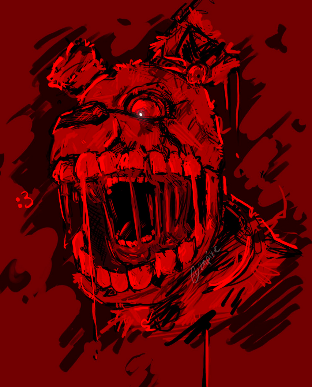 Springtrap artwork by ZMPixie