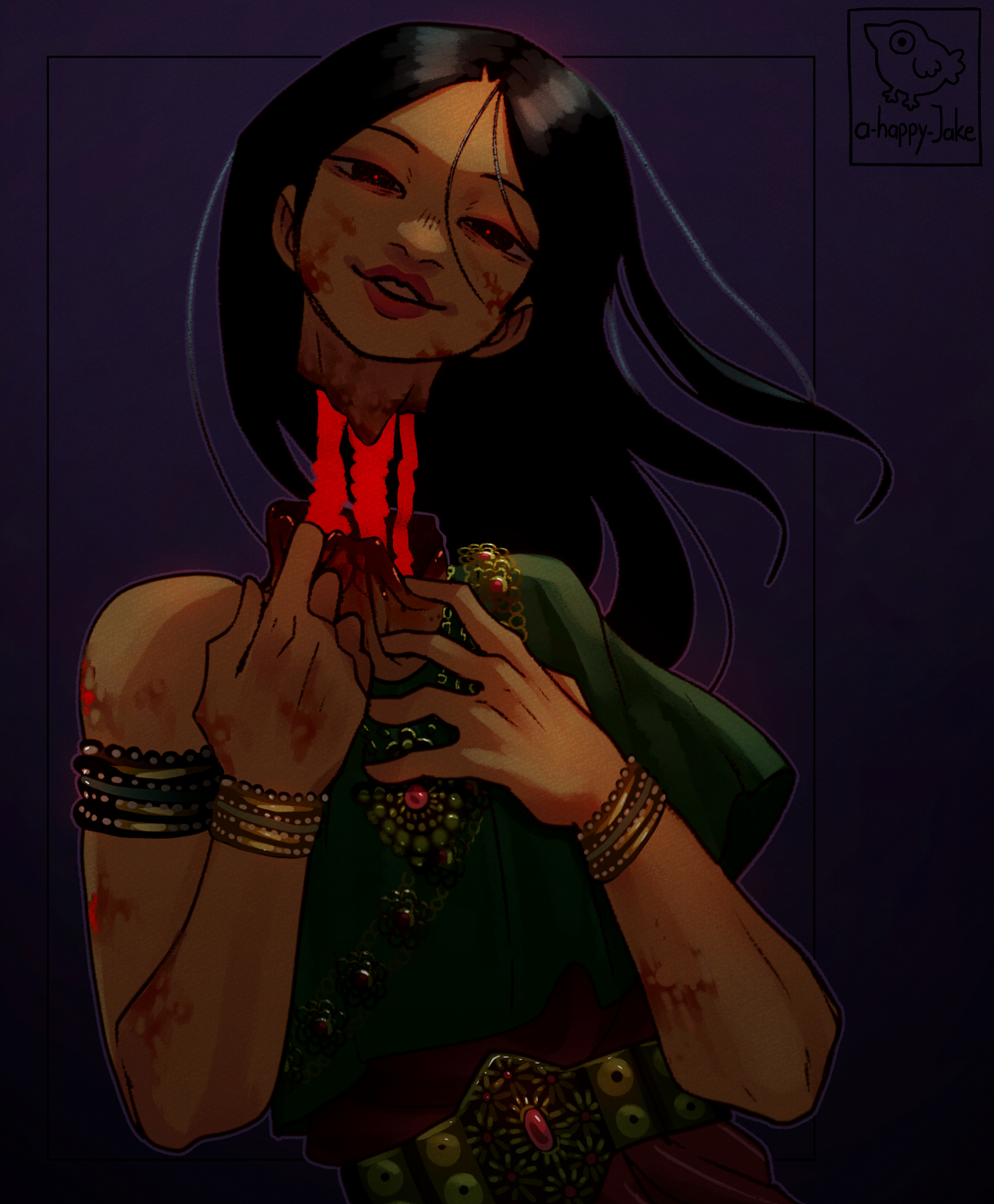 Krasue artwork by Happy