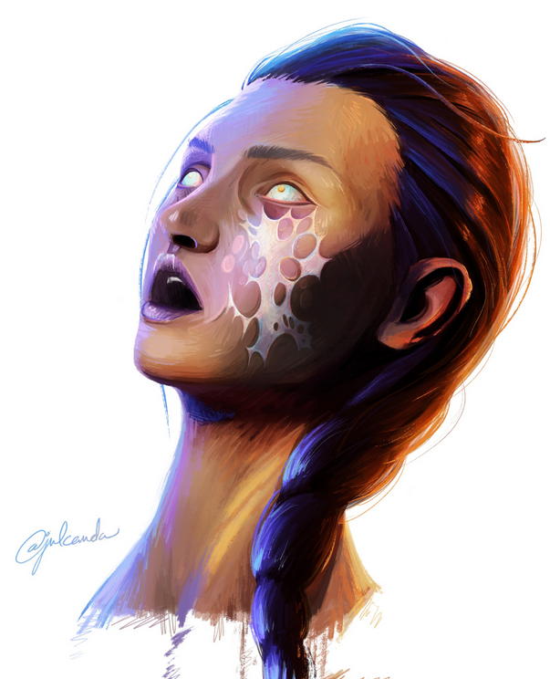 Zarina Kassir artwork by Julcanda